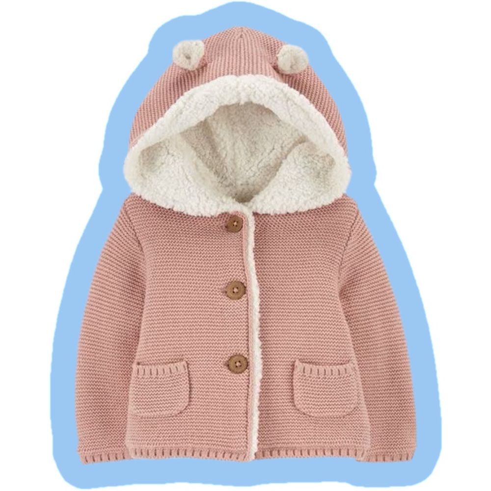 Carter’s Baby Sherpa Lined Hooded Jacket - 6M
